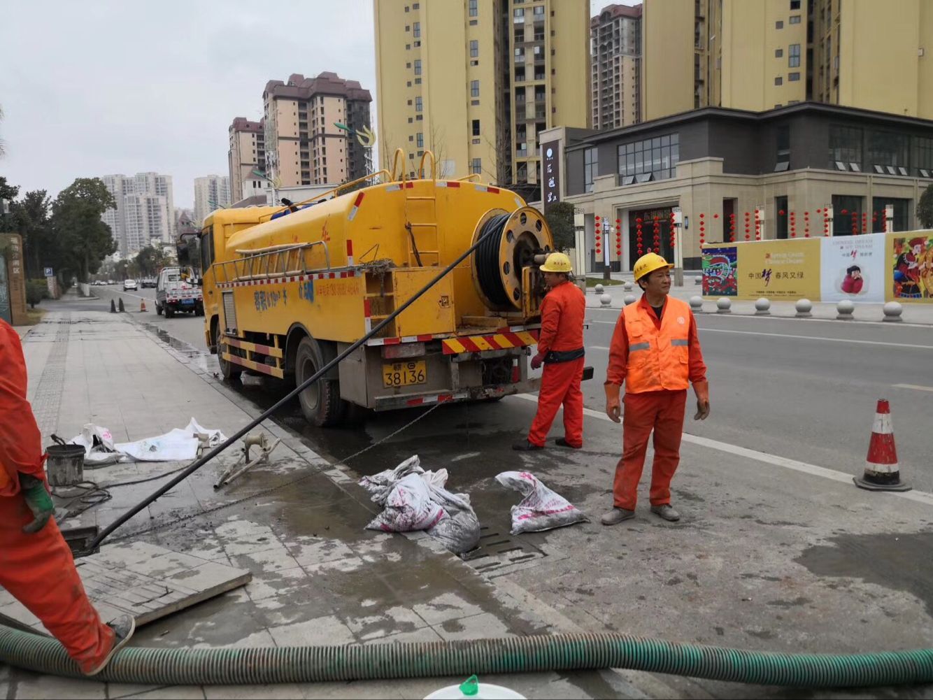 汪清排污管道清淤-管道清洗